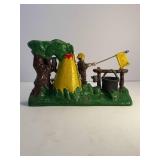 Boy Scout Camp cast iron bank