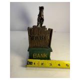 Show Jumper cast iron bank