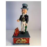 Uncle Sam cast iron bank