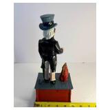 Uncle Sam cast iron bank