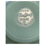 Fire King Jadeite Swirl mixing bowls