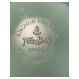 Fire King Jadeite Swirl mixing bowls