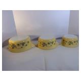 Pyrex Shenandoah Cinderella mixing bowls