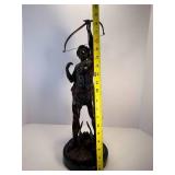 Large Bronze Archer Sculpture