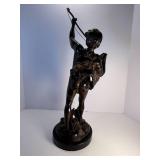 Large Bronze Archer Sculpture