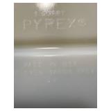 Pyrex Verde divided casserole dish with lid