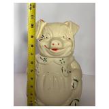 Smiling Pig cookie jar