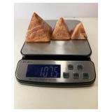 Set of Three Pyramid Shaped Rocks