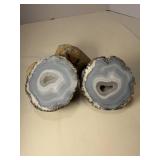 Five Rocks Cut in Half