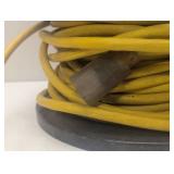 Heavy Duty 12-3 Extension Cord On Roll - Yellow