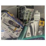 Mixed Bin of Open Electric Shavers and Water Picks