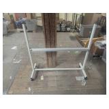 48" Rolling White Board Rack