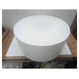 26.5" Round Store Display Block - Plexi Glass Top For Lighting Inside - Great for Pictures