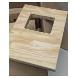Box of 26 PlyWood Crate Sides with Handles - DIY - 10" x 7.5"