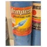 Set of 4 Mostly Empty Propane Torch/Camping Tanks (16 + 14)