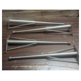 Set of 4 - 27" Heavy Duty Metal Table Legs