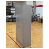 Large Metal Storage Cabinet - 78"H x 36"W x 18"D - Gray