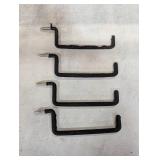 Pack of 4 - 8" L Hook - 10.5" Total Length