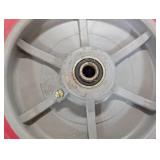 Set of 3 Extreme Poly Wheels - 8" Wheel with 1/2" Center Hole - Silent Roll