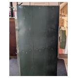 12" Wide Double Tier Standard Metal Locker - 3 Wide - 6 Feet High - 12 Inches Deep