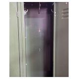 12" Wide Double Tier Standard Metal Locker - 3 Wide - 6 Feet High - 12 Inches Deep