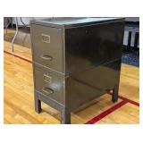 Stackable Sturdy 2 Drawer File Cabinet - 25" D x 14.5" W x 29" H