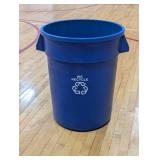 Rubbermaid® Brute® Recycling Container - 32 Gallon, Blue