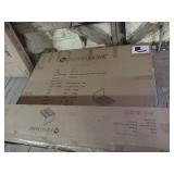 InspiredHome Samuele Espresso PU Leather Nailhead Trim Platform Queen Bed