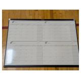 48" x 34.5" Calendar 4 Month White Board - Quartet