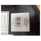 24" Steel Folding Stool - 12" Seat - Black