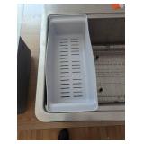 33" x 22" Stainless Steel Sink - Cutting Board, Drain, Hardware - Single Tub