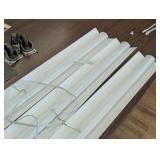 Set of 3 Commercial Electric Shop Lights - 48" LED connectable with Pull Cords