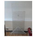 62" x 24" Triangle Corner Shelf Display - 4 Tier