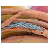 20 Foot Pulling Cable - Heavy Duty - 3/8" Braided Cable