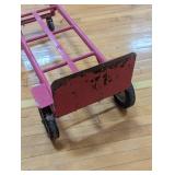 Platform Dolly - Red Metal - Adjustable Dolly