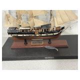The Whaler Charles W Morgan in Display Case