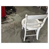 Decorative Wooden Chair with Table