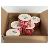 Glass Handle With Care Stickers