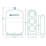 Aquasana SmartFlow Reverse Osmosis Water Filter/RO Under Sink System
