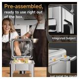 KScocina 6 Quart Square Stainless Steel Chafing Dish