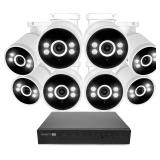 Swann AdvancedX Wired NVR 4K Security Camera System with 4 PoE Cameras