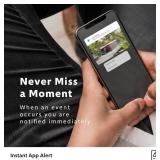 Swann AdvancedX Wired NVR 4K Security Camera System with 4 PoE Cameras