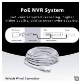 Swann AdvancedX Wired NVR 4K Security Camera System with 4 PoE Cameras