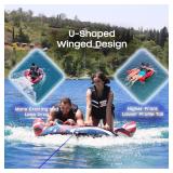 ZoomBros Towable 2 Person Water Tube