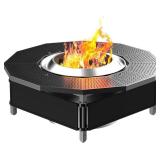 Lezbanz Fire Pit - Surround Tabletop for Solo Stove Bonfire Ranger 2.0