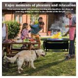 Lezbanz Fire Pit - Surround Tabletop for Solo Stove Bonfire Ranger 2.0