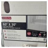 Delta Classic 500 60 in. x 30 in. Alcove Deep Soaking Bathtub with Left Drain in High Gloss White