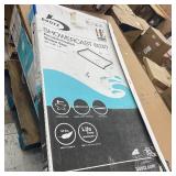 Bootz Industries ShowerCast 60 in. x 30 in. Single Threshold Shower Pan AND NexTile 30 in. D x 60 in. W x 74 in. H Shower Wall Kit in White