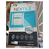 Bootz Industries ShowerCast 60 in. x 30 in. Single Threshold Shower Pan AND NexTile 30 in. D x 60 in. W x 74 in. H Shower Wall Kit in White