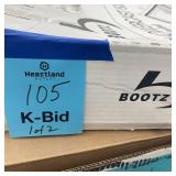 Bootz Industries ShowerCast 60 in. x 30 in. Single Threshold Shower Pan AND NexTile 30 in. D x 60 in. W x 74 in. H Shower Wall Kit in White